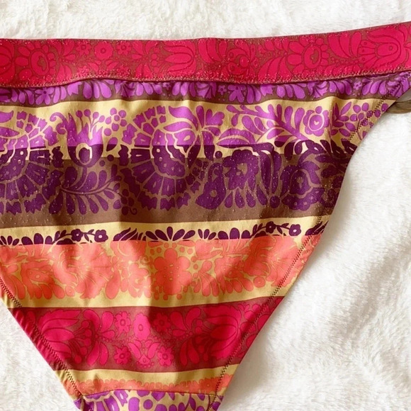 VS boho purple/tan stripped push up bikini Y2K - Picture 10 of 12